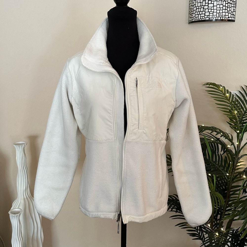 The North Face Polar Fleece Jacket with Nylon Trim - Size M